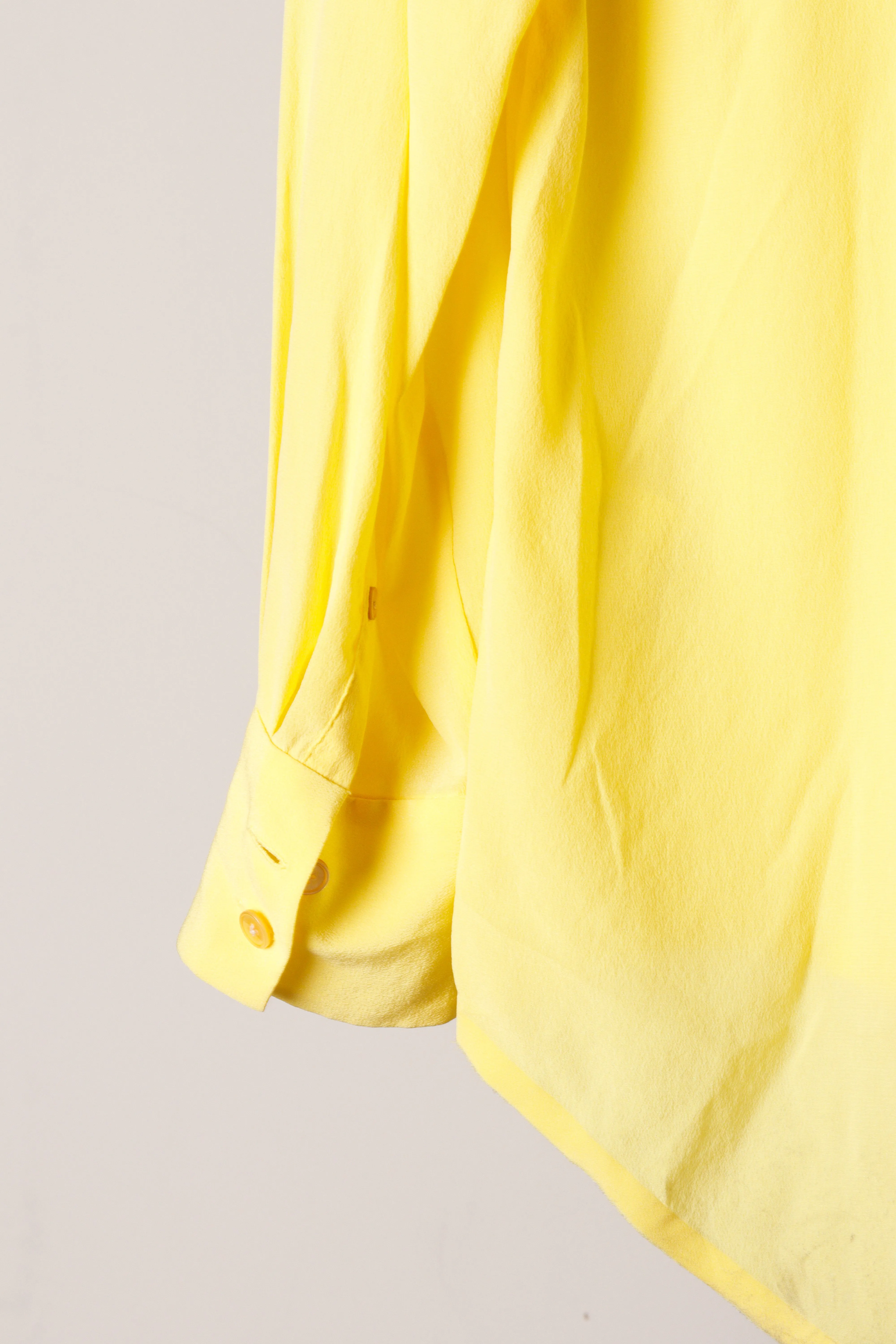 Acne Studios FW12 'Joyce Silk' Shirt Yellow (2012)