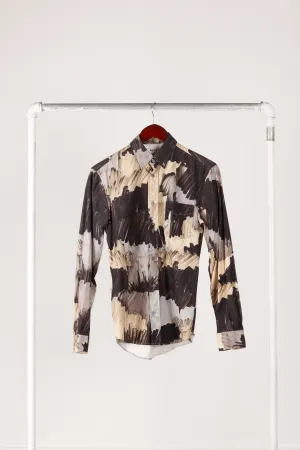 Acne Studios FW14 'Isherwood Mark Print' Oxford Shirt (2014)