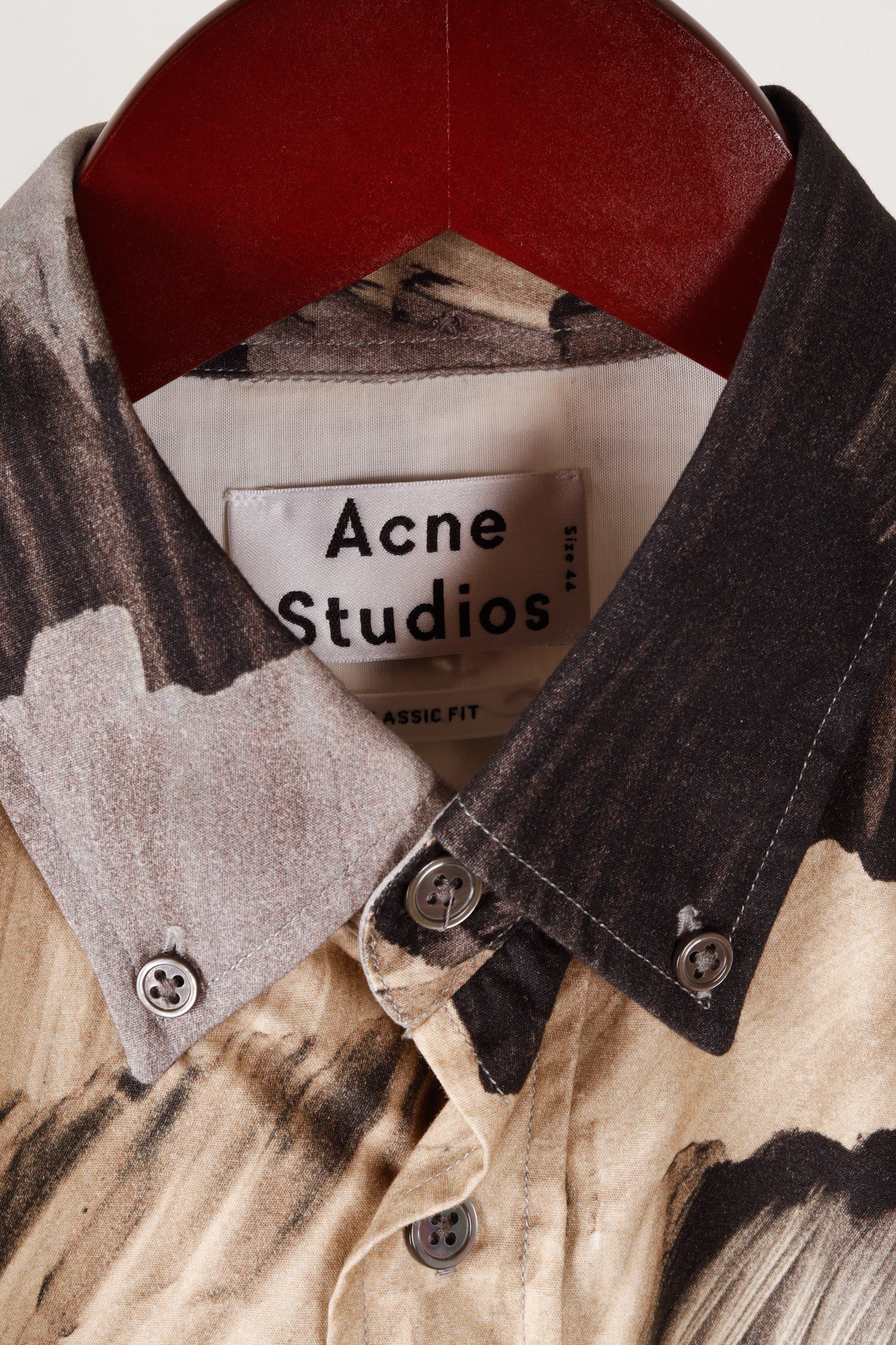 Acne Studios FW14 'Isherwood Mark Print' Oxford Shirt (2014)