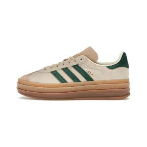 Adidas Gazelle Bold Magic Beige Collegiate Green
