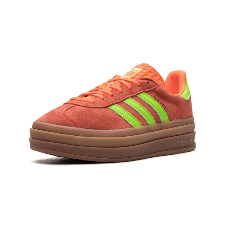 Adidas Gazelle Bold Solar Orange Solar Green