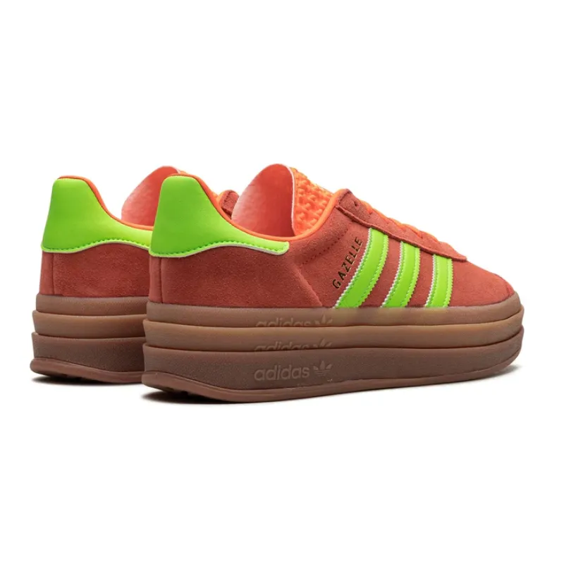 Adidas Gazelle Bold Solar Orange Solar Green