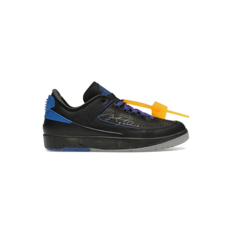 Air Jordan 2 Retro Low SP Off-White Black Blue