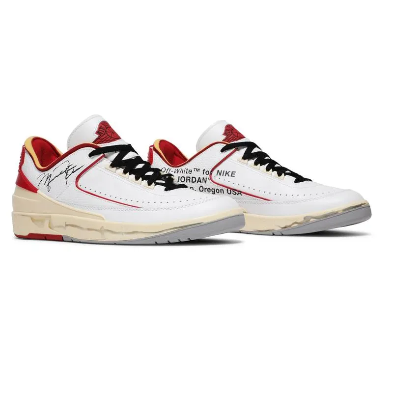 Air Jordan 2 Retro Low SP Off-White White Red