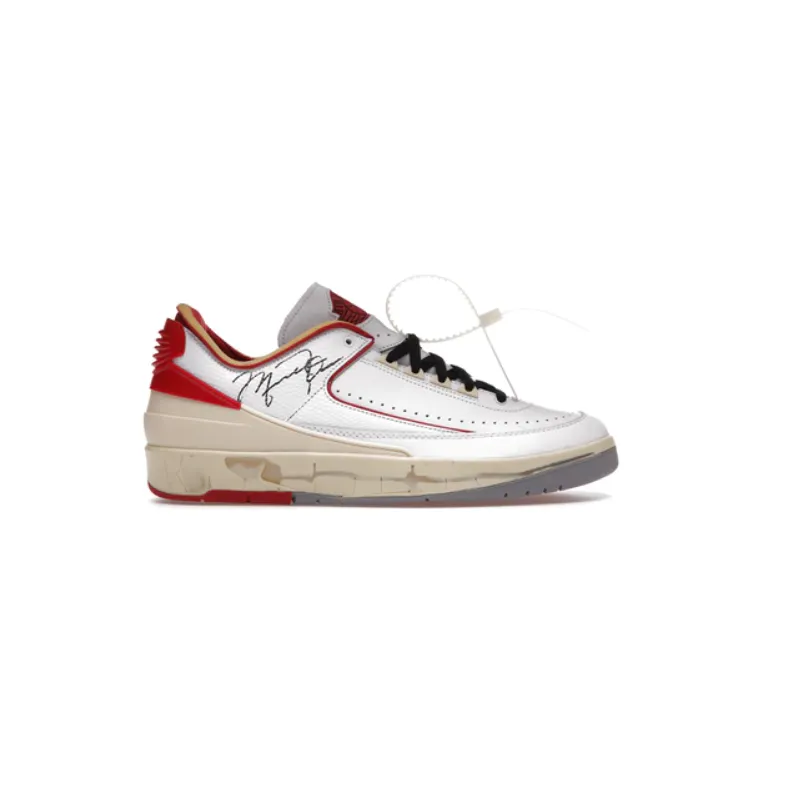 Air Jordan 2 Retro Low SP Off-White White Red