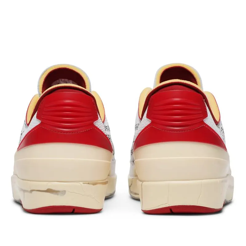 Air Jordan 2 Retro Low SP Off-White White Red
