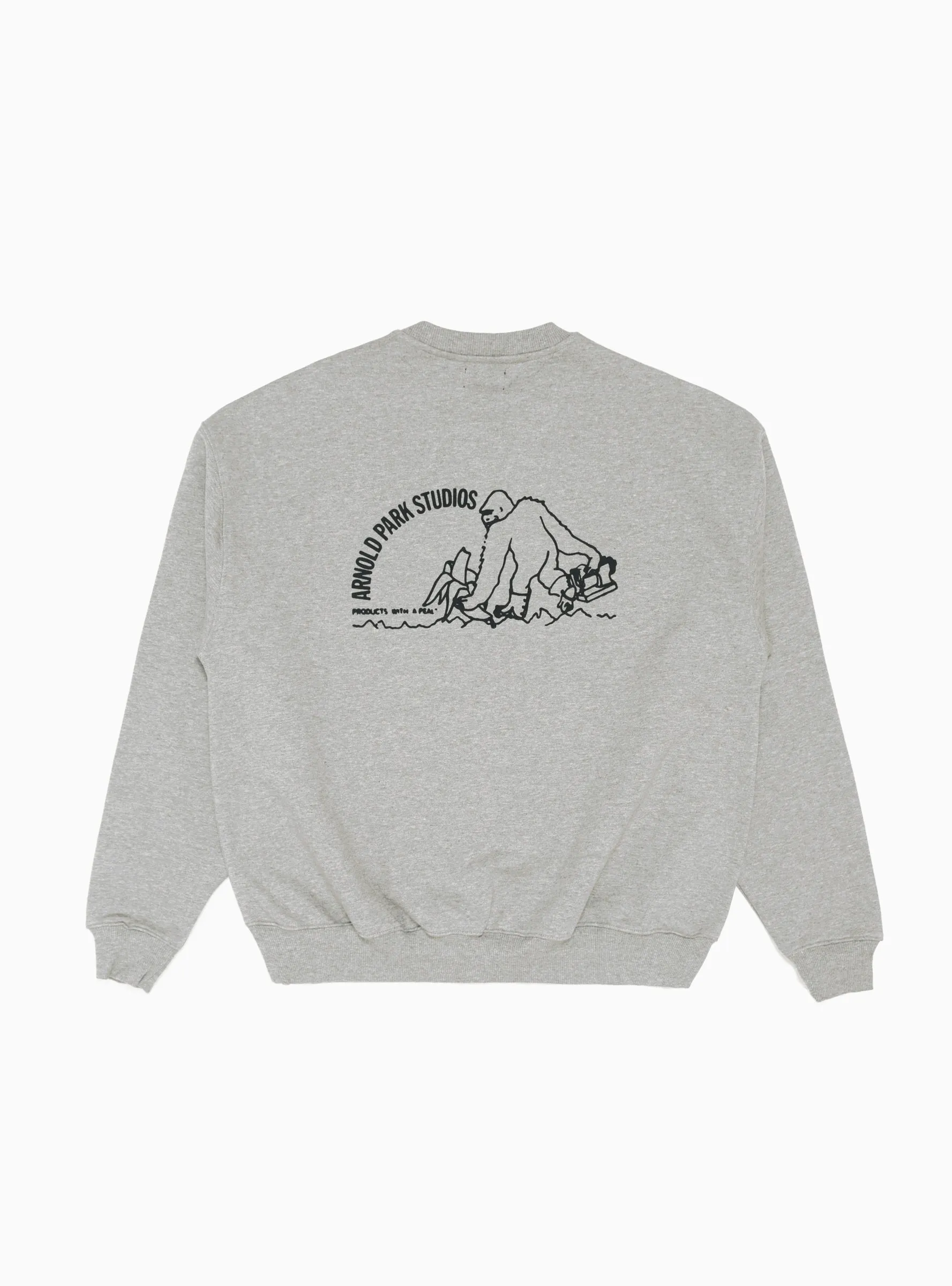 Banana Logo Sweatshirt Grey Marl