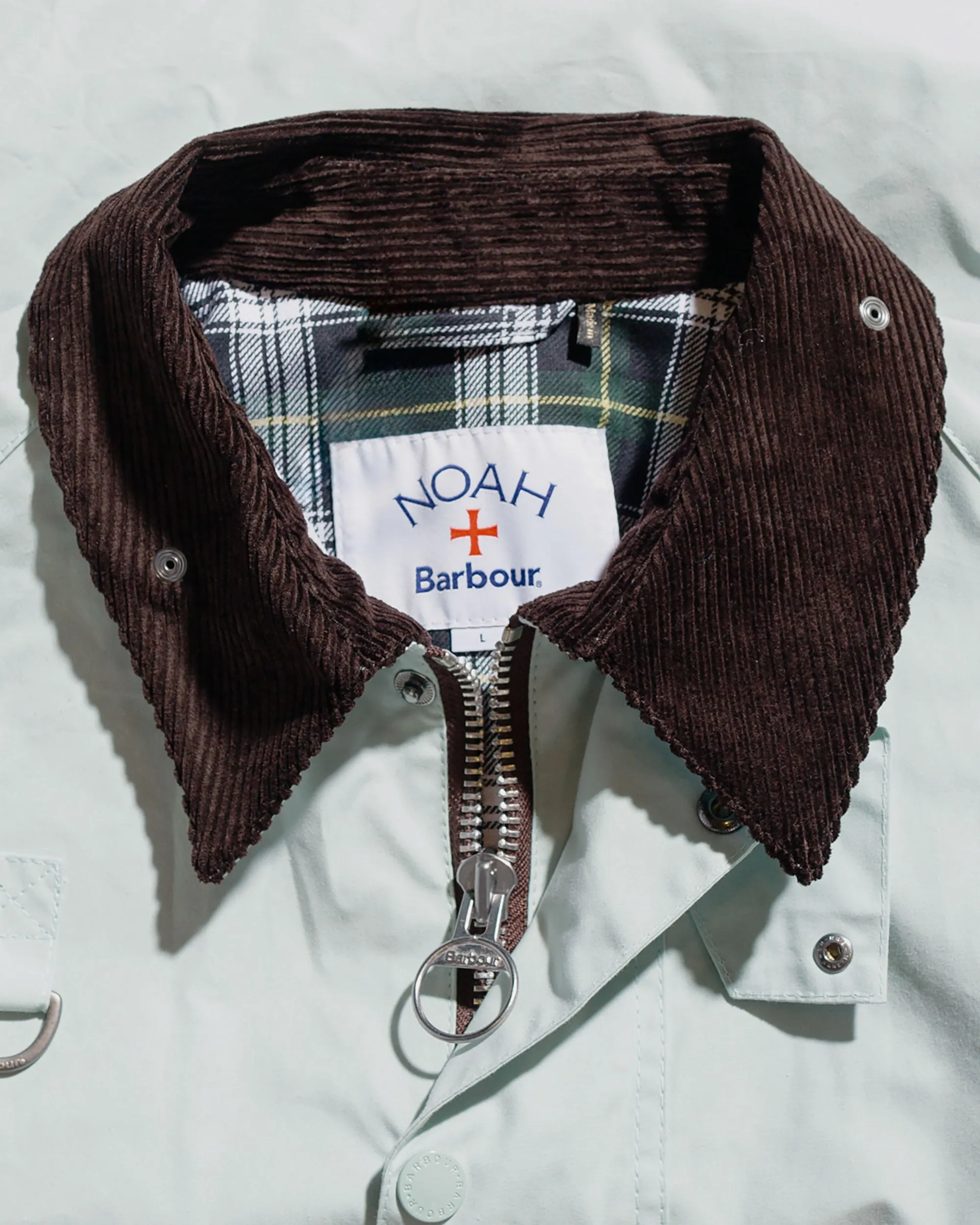 Barbour Noah Wading Casual Jacket Ice Blue