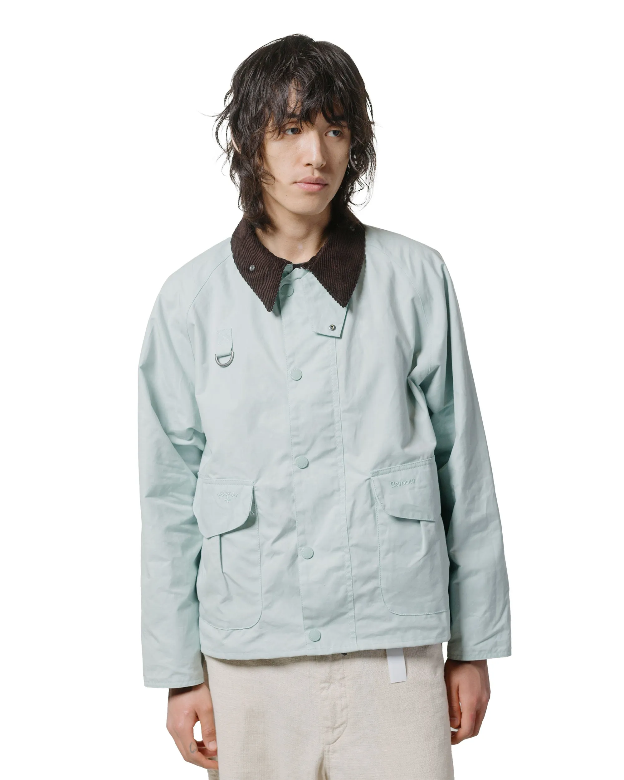 Barbour Noah Wading Casual Jacket Ice Blue