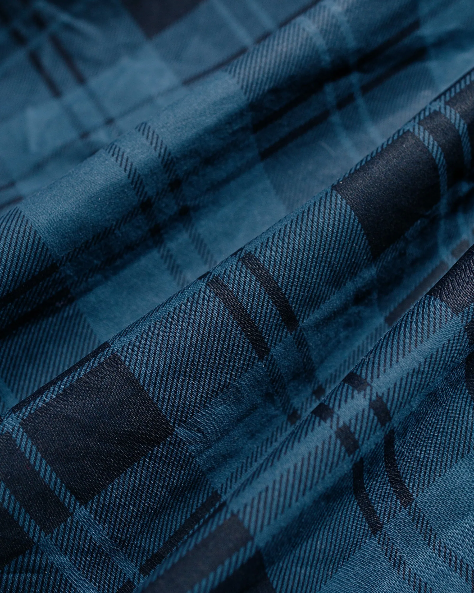 Barbour Transport Check Casual Jacket Navy Check