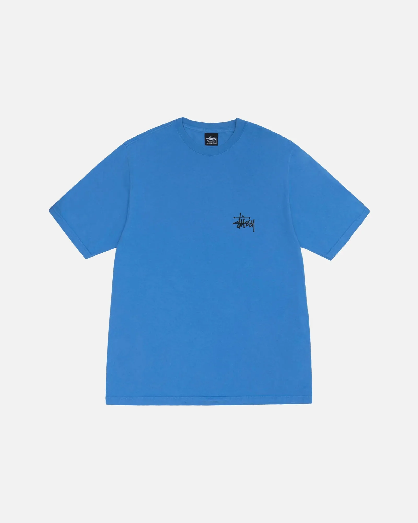 Basic Stussy Tee Pigment Dyed - Blue
