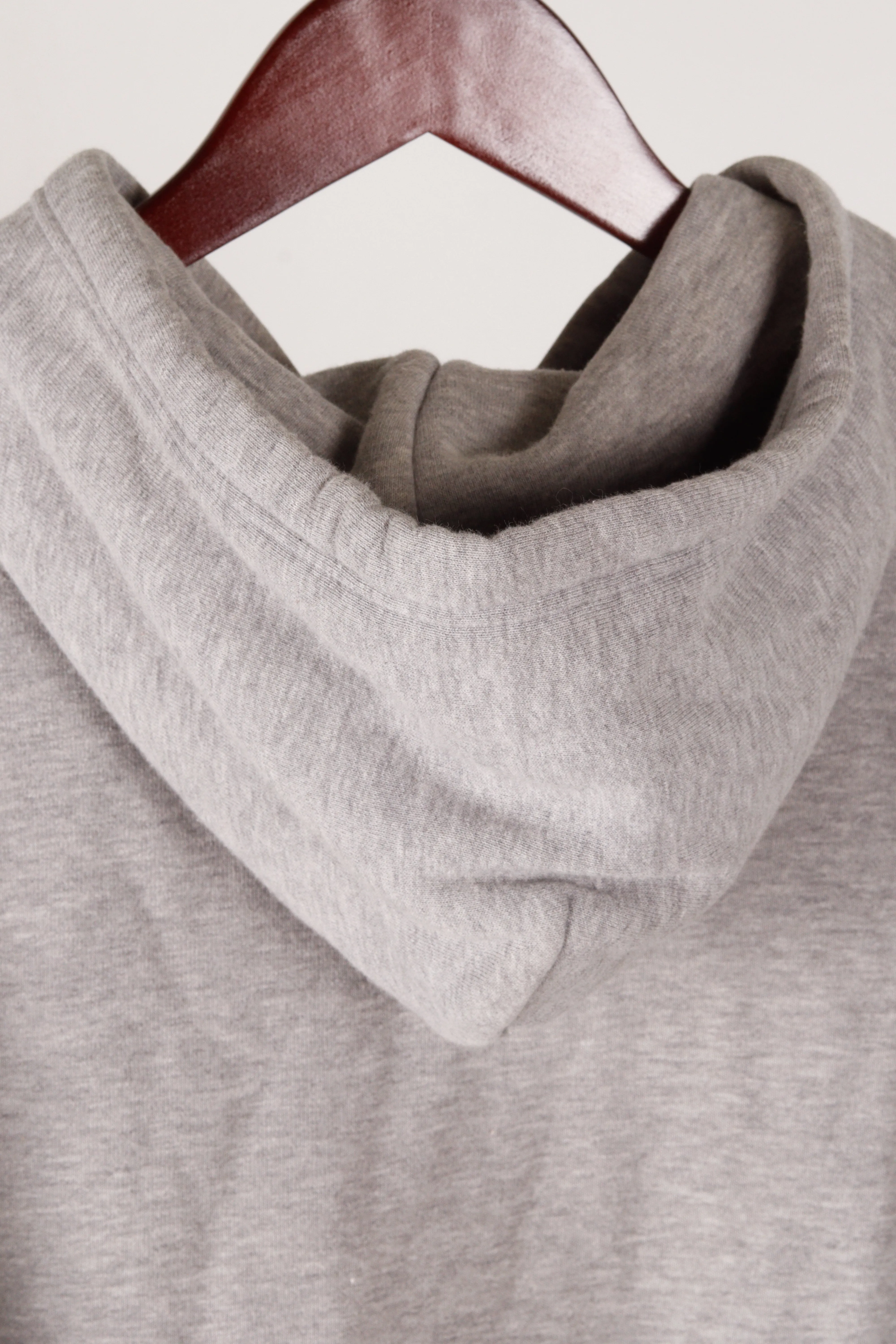Beams Plus x LOOPWHEELER SS25 'Cropped' Zip-Up Hooded Sweatshirt Gray (2025)