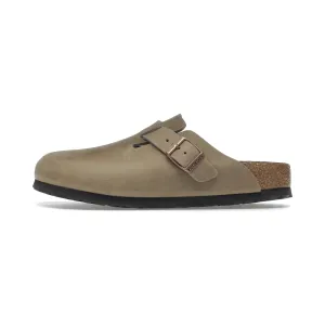 Birkenstock Boston Soft Footbed Oiled Leather Tobacco Brown