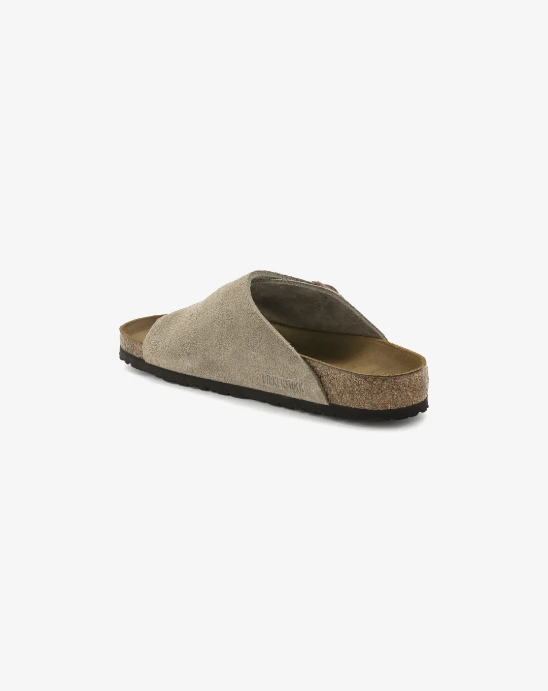 Birkenstock Zrich Suede Leather Sandal Grey