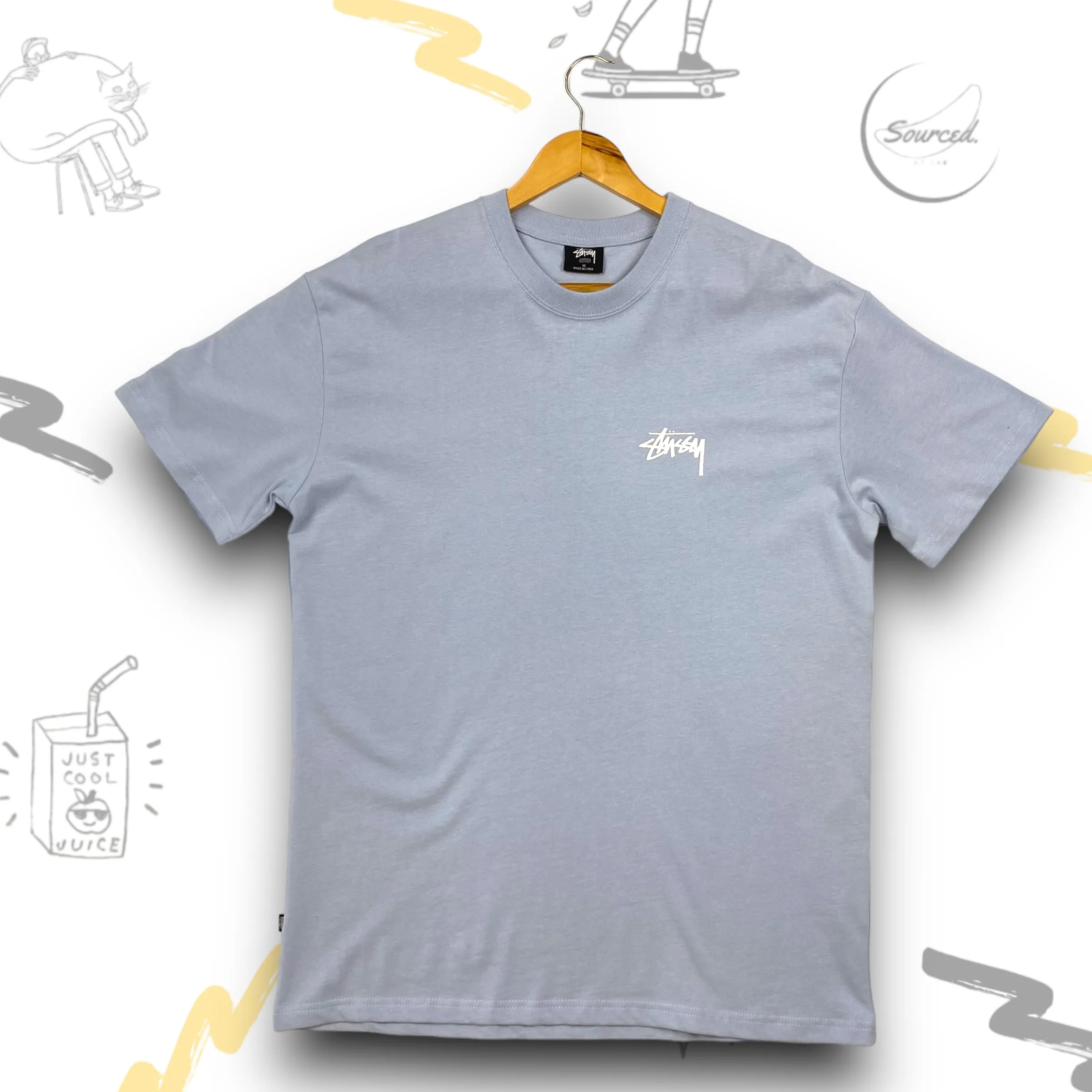 Blue Stussy Post Modernists T-shirt