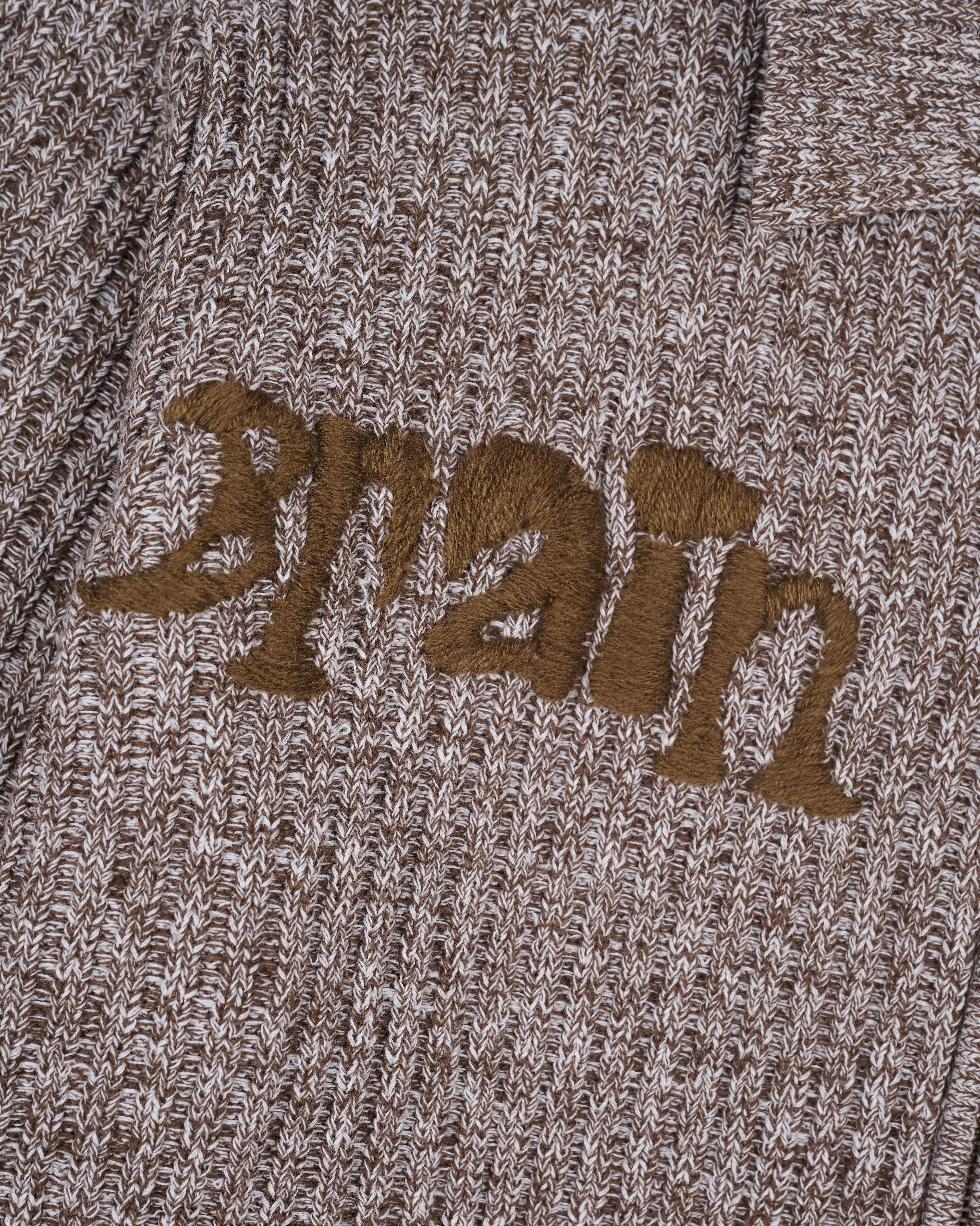 Brain Dead - Men's Rib Knit Cardigan - (Brown/Multi)