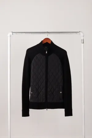 Burberry Black Label 'Quilted Nylon Wool' Jacket Black
