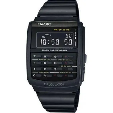 Casio Vintage Calculator Watch Black CA506B-1A
