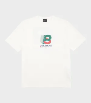 Casual Fit T-Shirt Athletic White