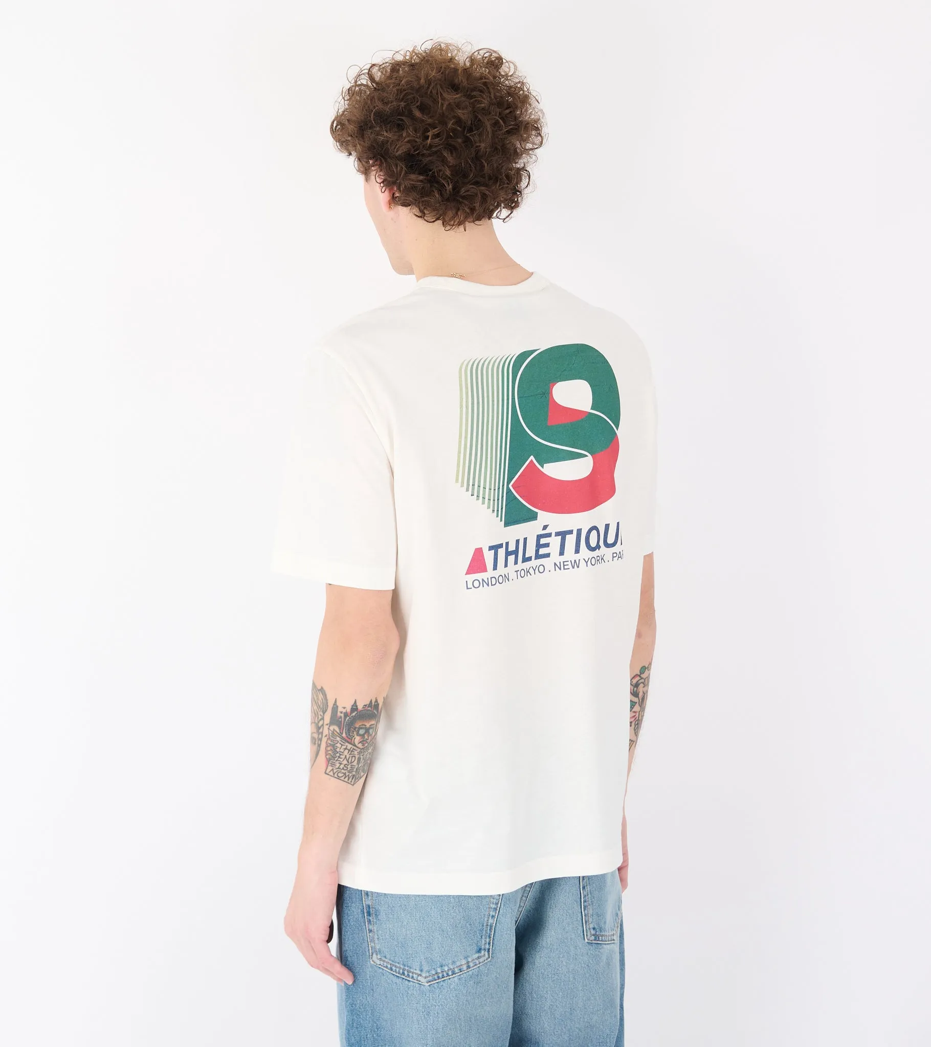 Casual Fit T-Shirt Athletic White
