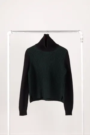 Celine 'Ribbed Turtleneck Wool Cashmere' Sweater