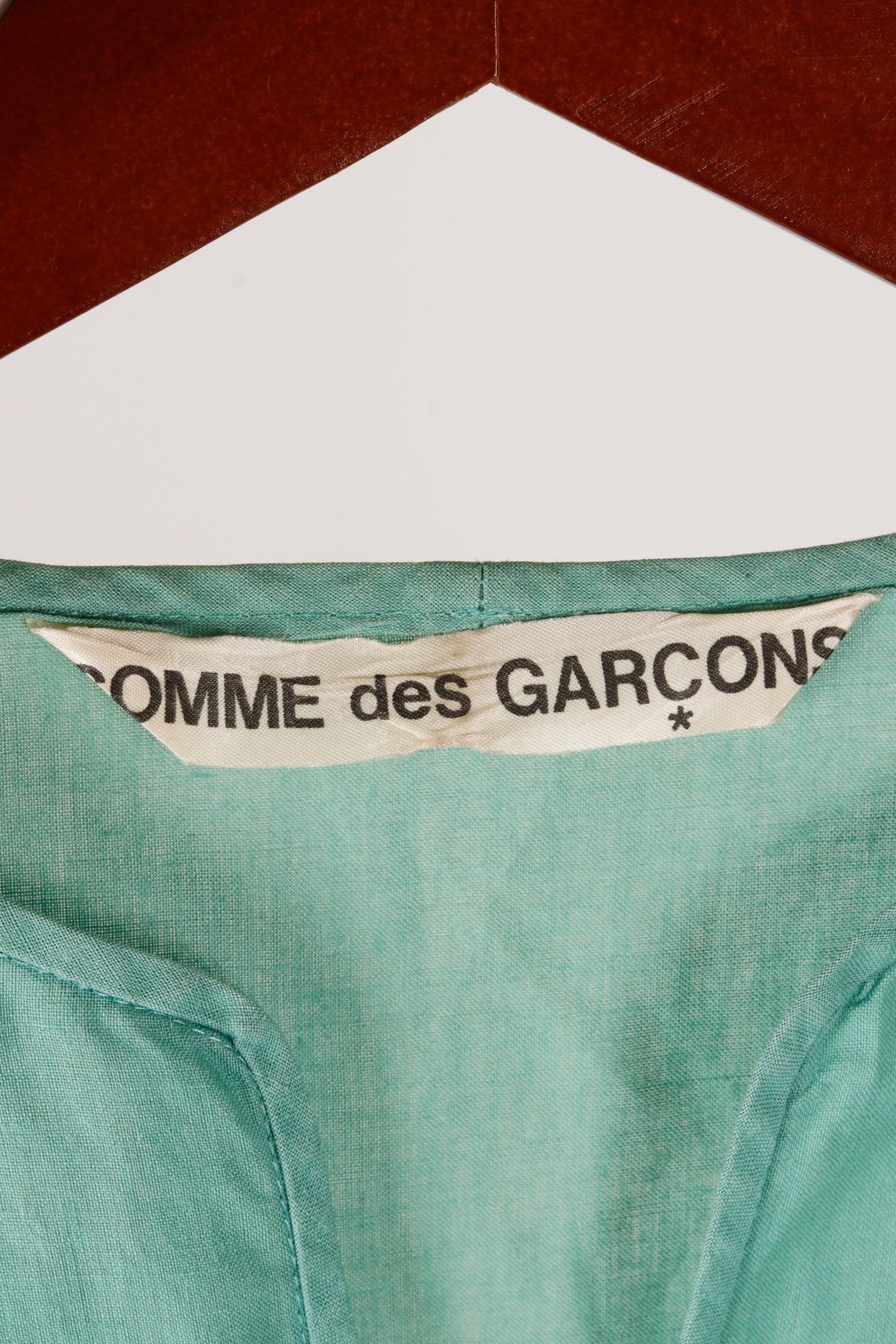 Comme des Garons 'Collar Pocket' Tunic Jade