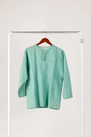 Comme des Garons 'Collar Pocket' Tunic Jade