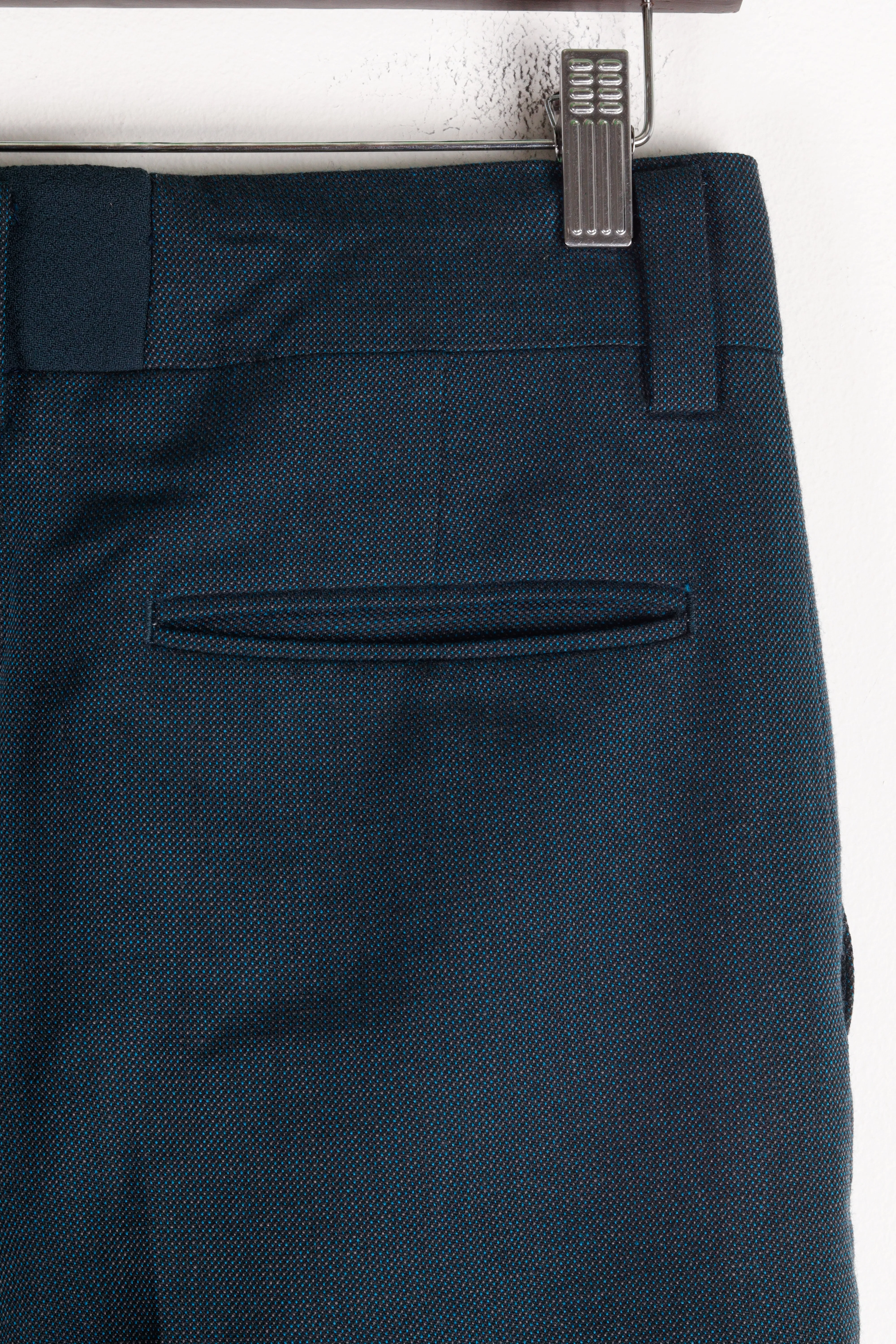 Comme des Garons Junya Watanabe FW96 'Lanie Wool Twill' Trousers Navy (1996)