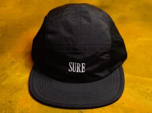 Crew Embroidered Athletic Cap - Black