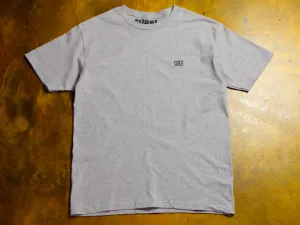 Crew Embroidered T-Shirt - Athletic Heather / Black