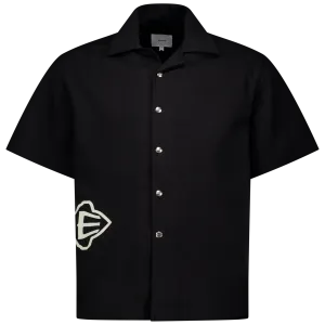 Cross Logo Snap Shirt