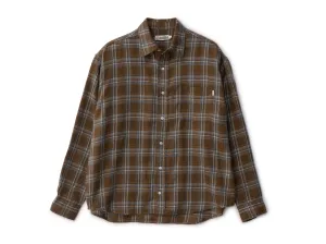 Duty Plaid Long Sleeve Shirt - Brown