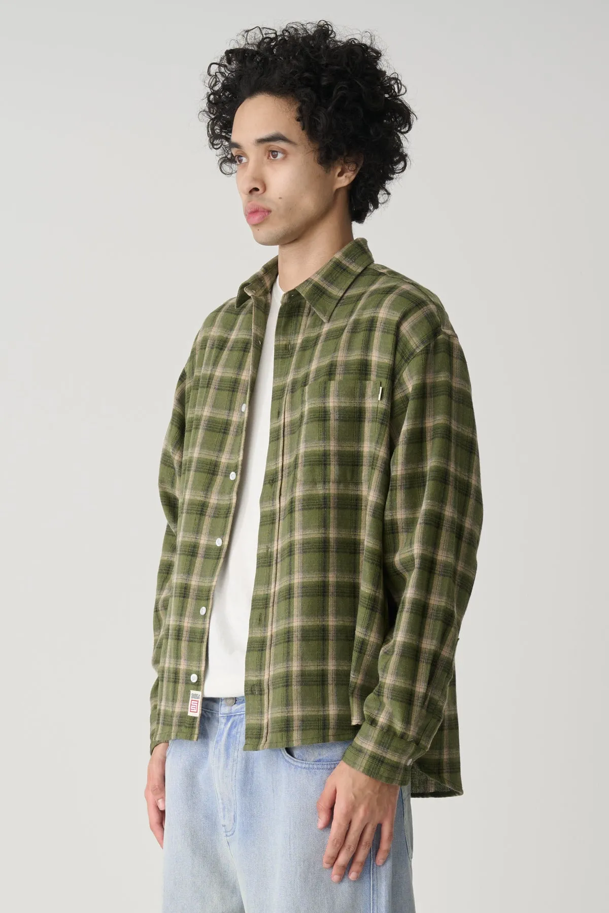 Duty Plaid Long Sleeve Shirt - Forest