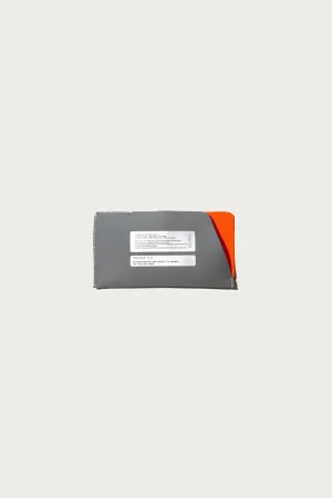 Face Mask Sleeve - Light Gray/Orange