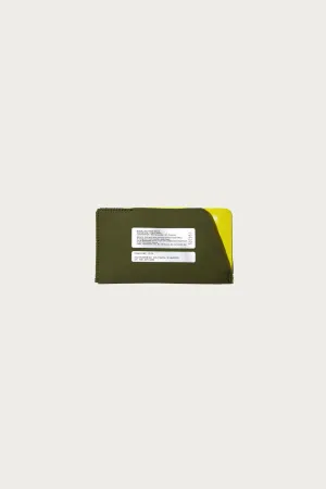 Face Mask Sleeve - Olive/Yellow