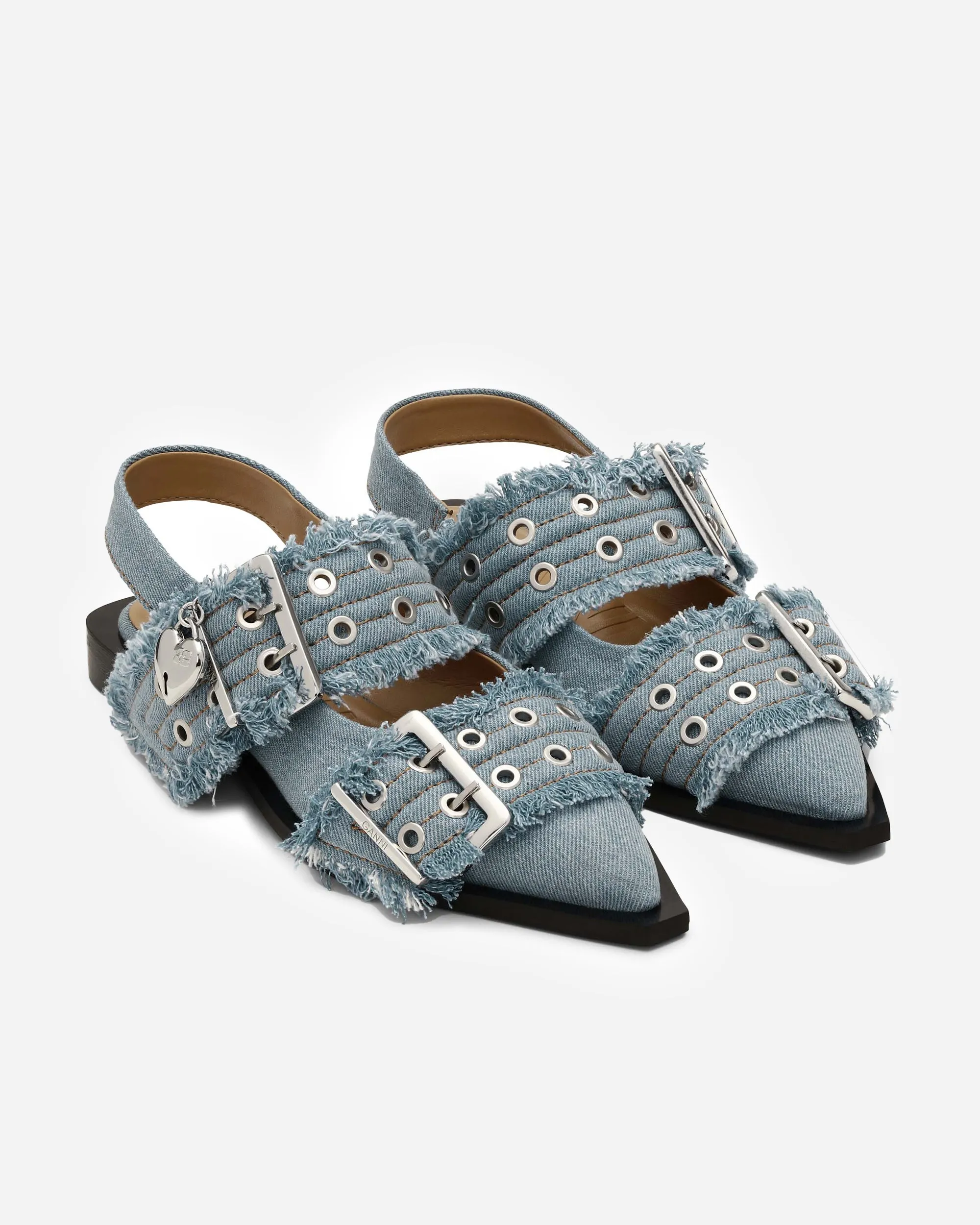 Feminine Buckle Ballerina
