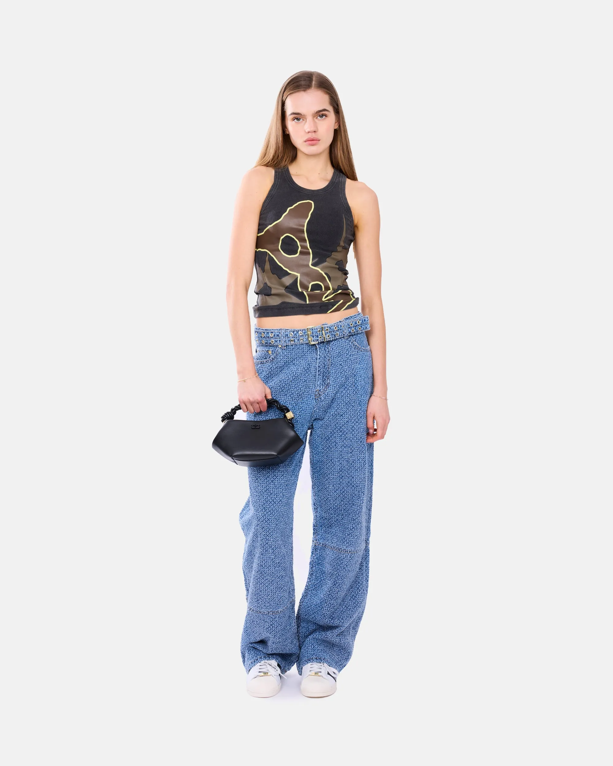 Fluffy Denim Izey Belt