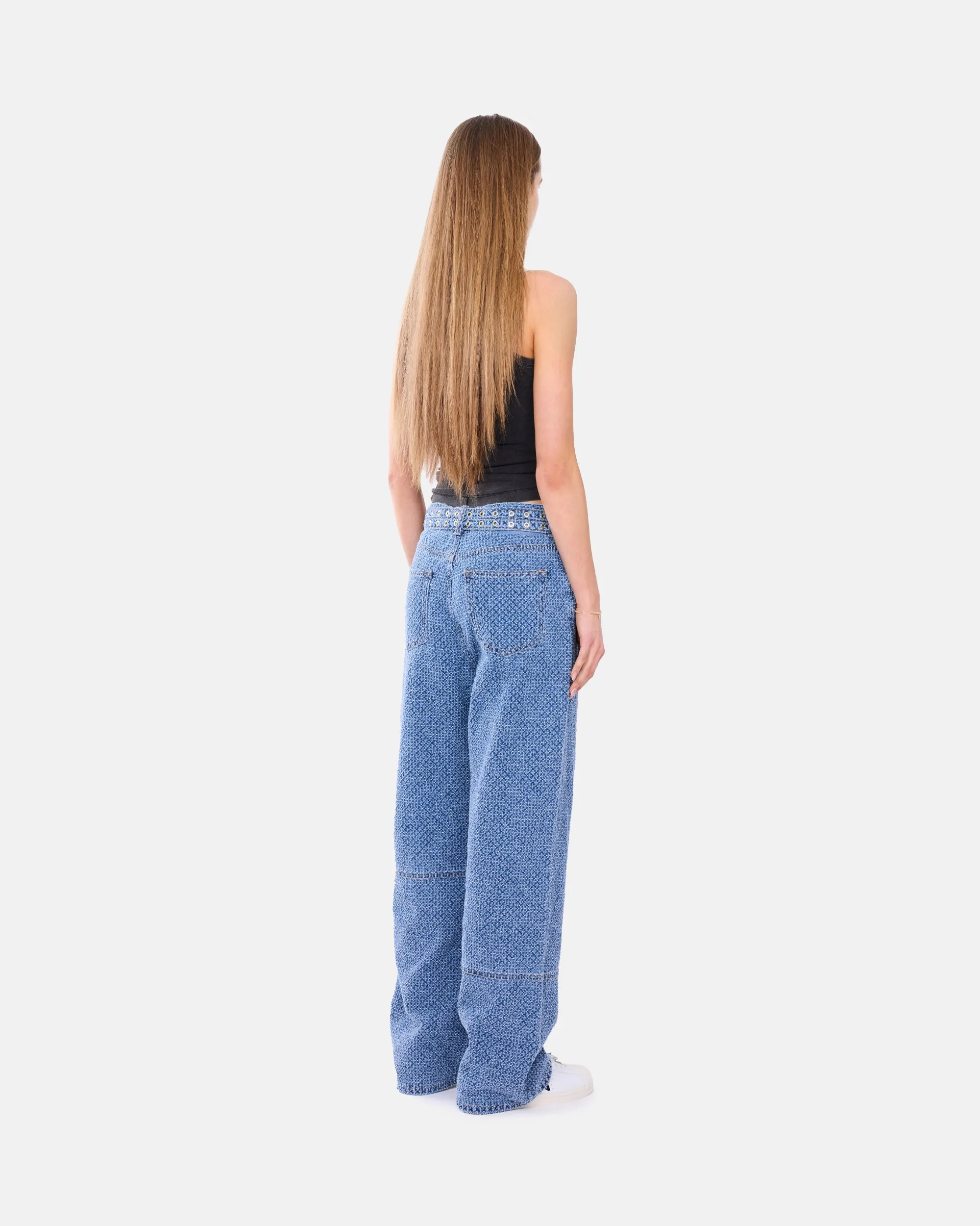 Fluffy Denim Izey Belt