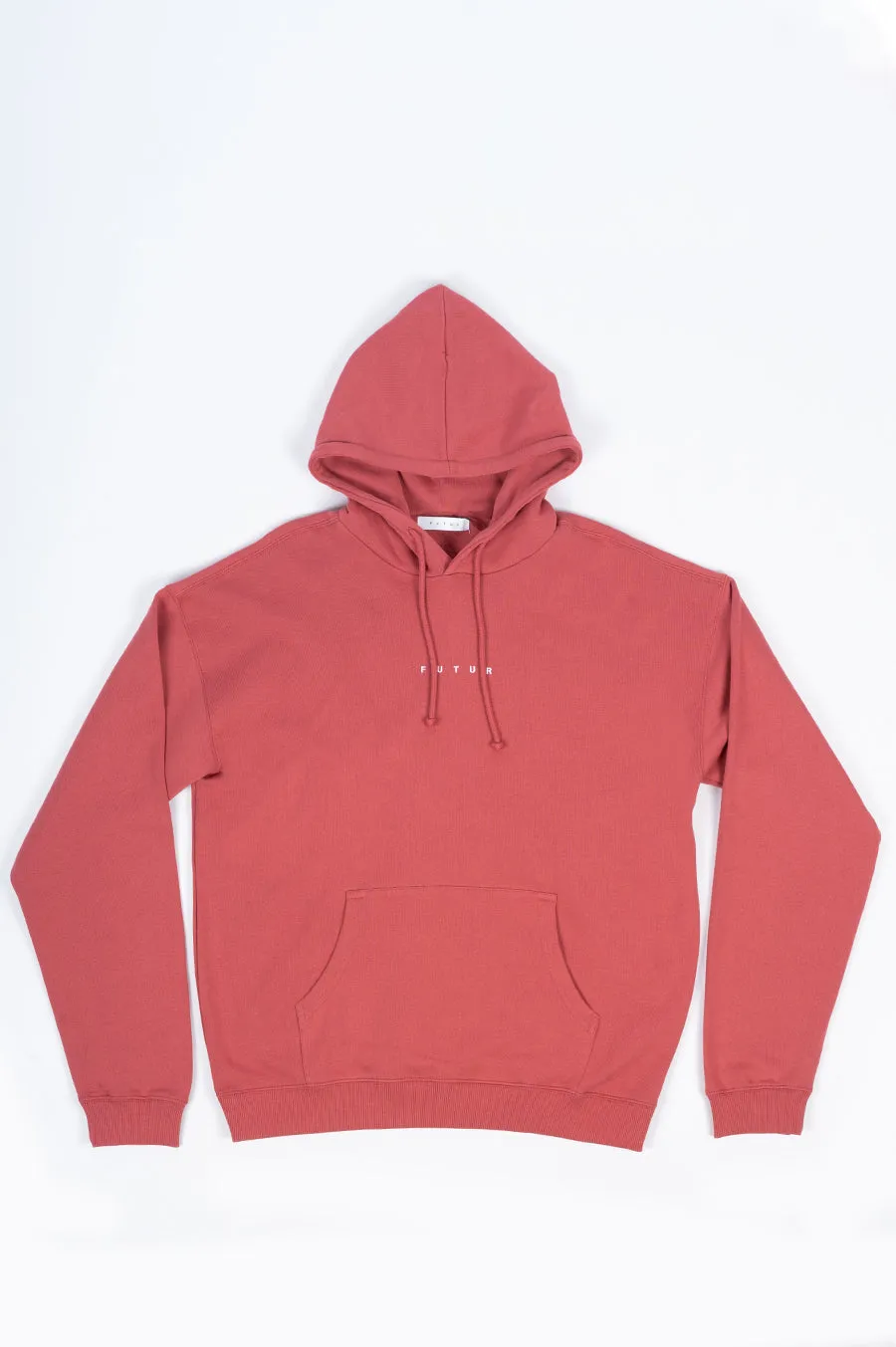FUTUR LOGO G FIT HOODIE SOFT RED