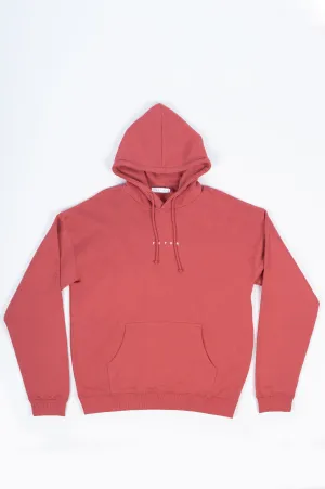 FUTUR LOGO G FIT HOODIE SOFT RED