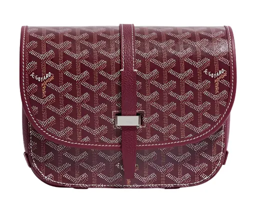 Goyard Belvedere PM shoulder bag Burgundy (Pre-owned)
