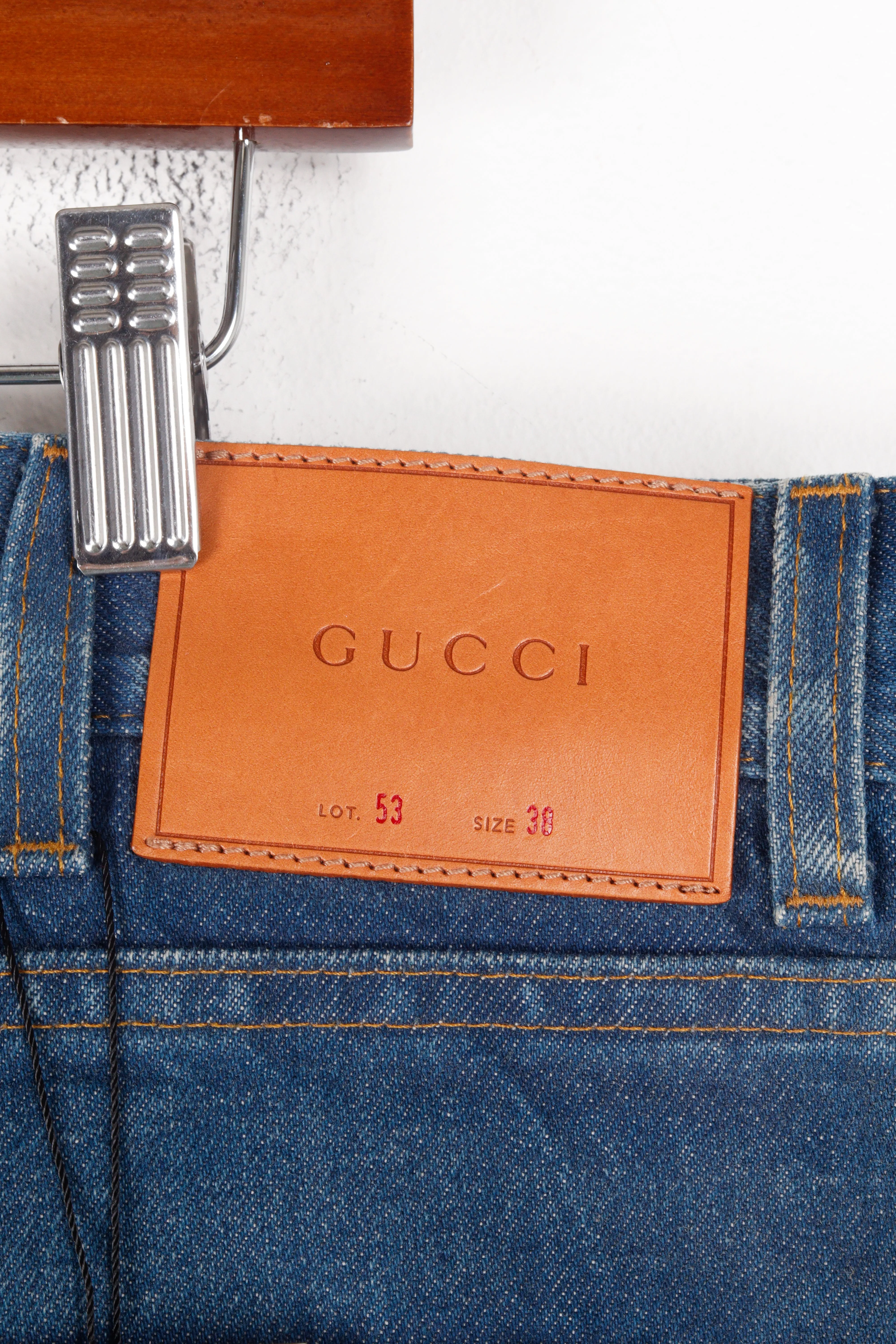 Gucci SS17 ' L'aveugle Par Amour Emboidered' Selvedge Denim Jeans (2017)