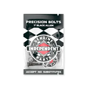 Independent Precision Bolts Black Allen Assorted Sizes