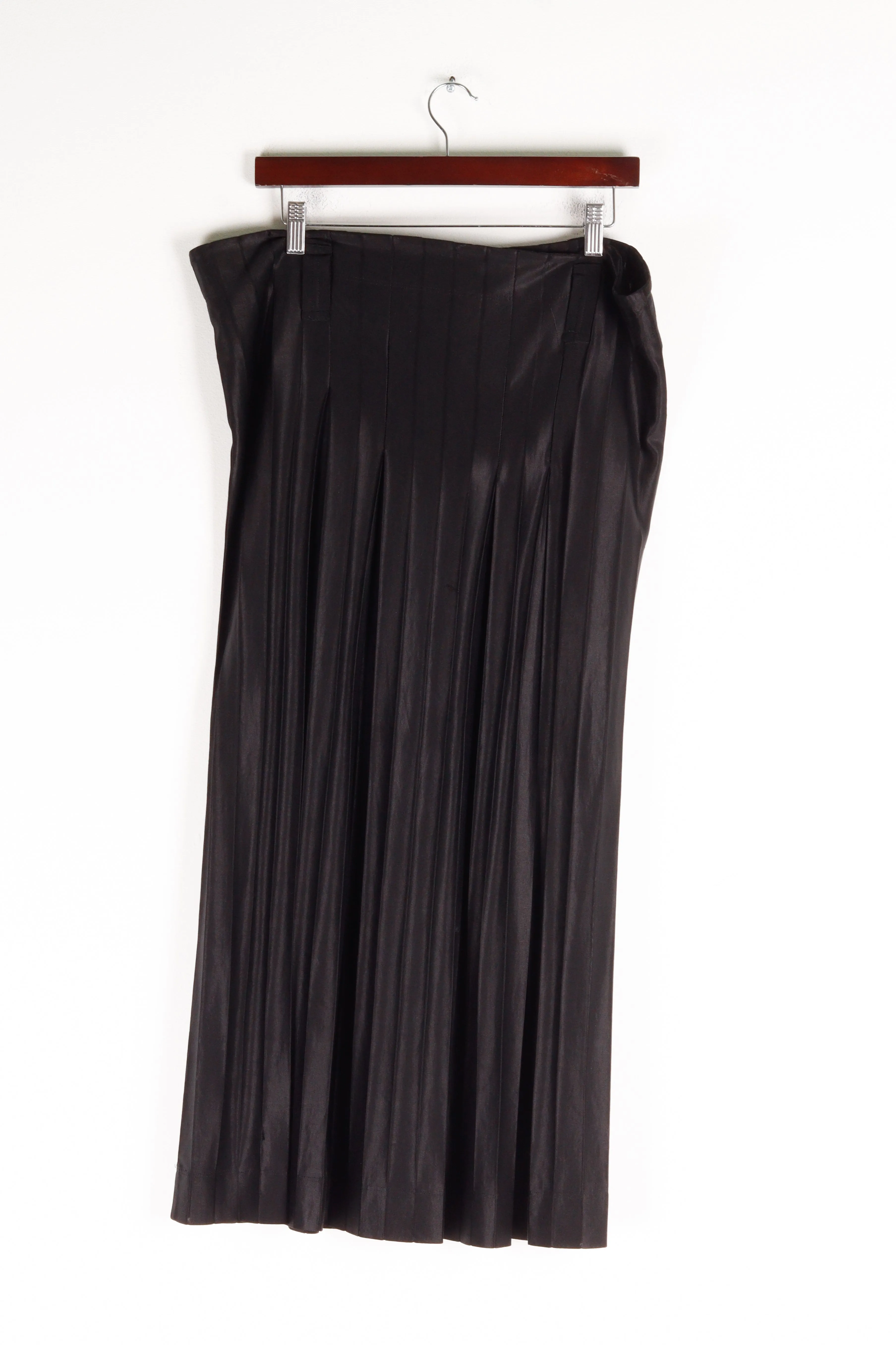 Issey Miyake FW08 'Pleated Long' Skirt Black (2008)