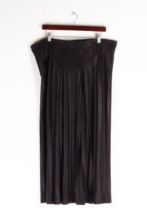 Issey Miyake FW08 'Pleated Long' Skirt Black (2008)