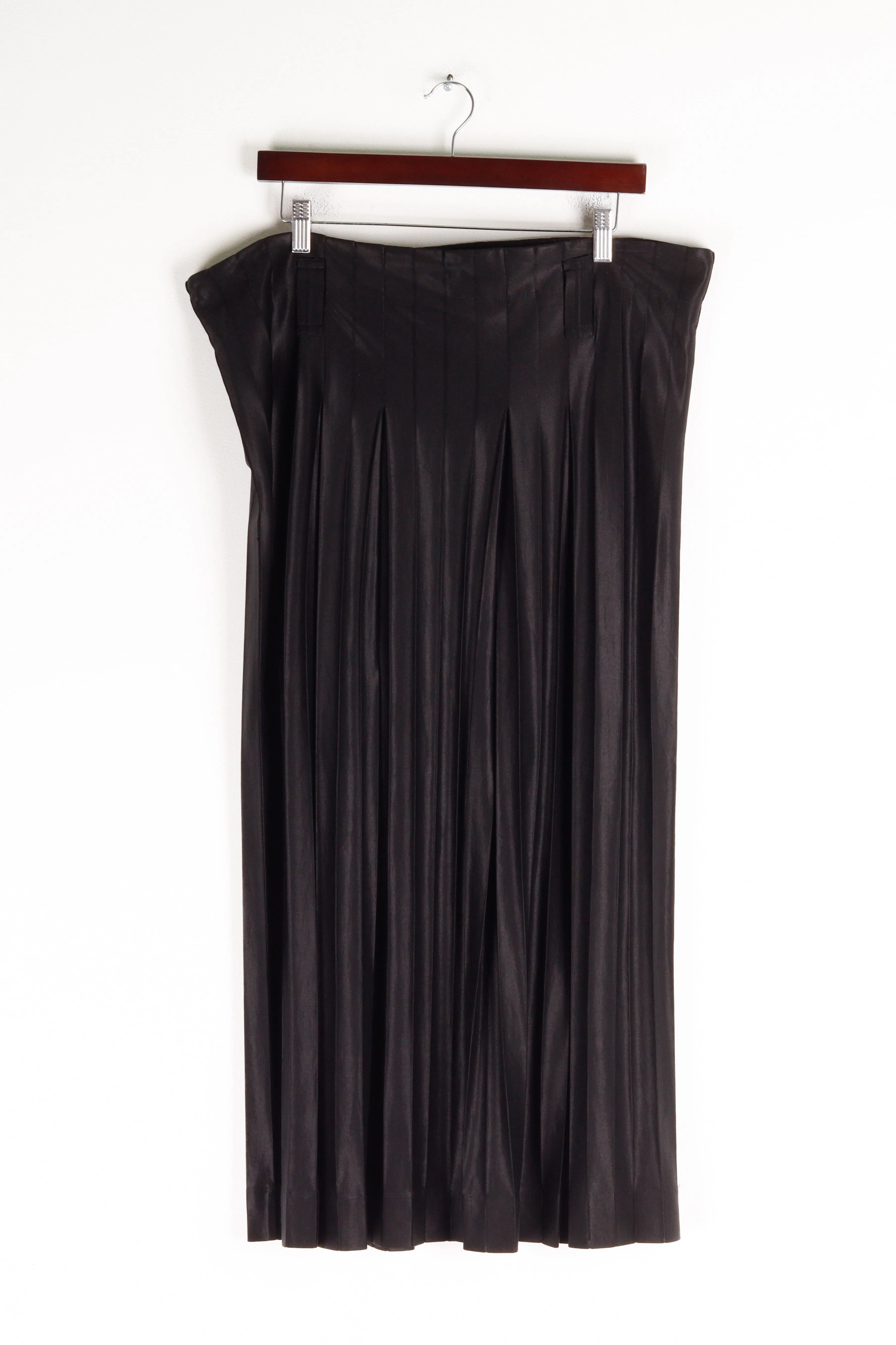 Issey Miyake FW08 'Pleated Long' Skirt Black (2008)