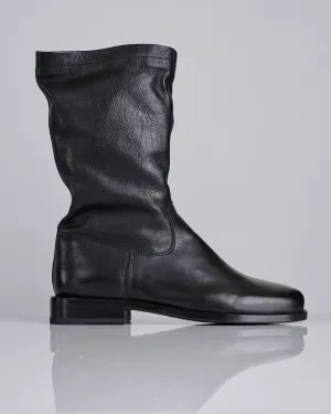 LEMAIRE Soft Workwear Nappa Leather Boot Black
