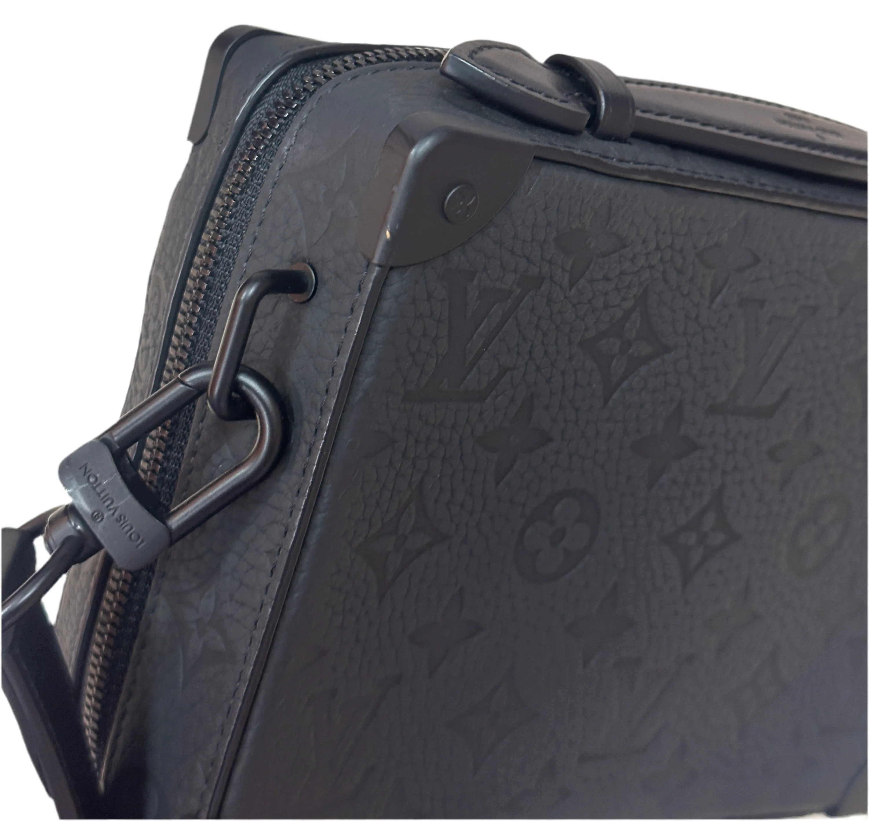 Louis Vuitton Taurillon Monogram Soft Trunk Black (Pre-loved)