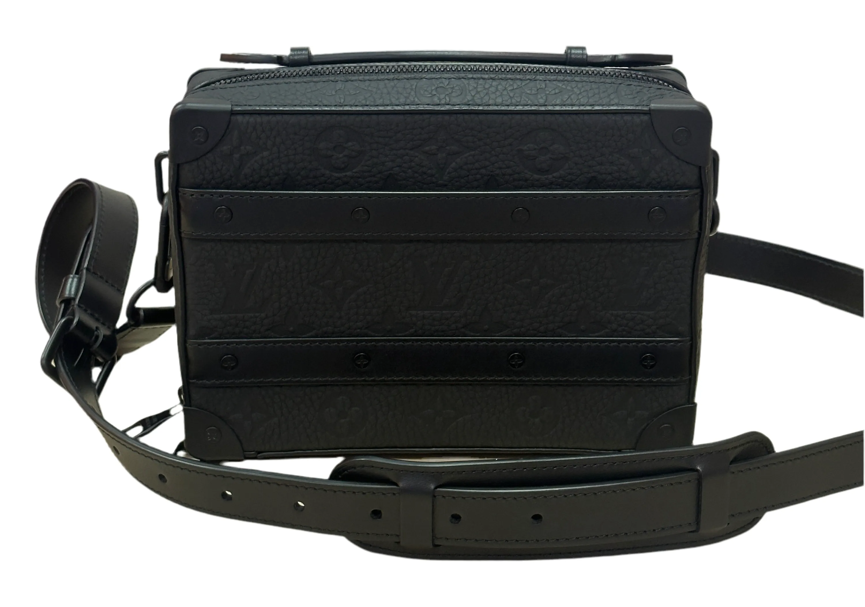 Louis Vuitton Taurillon Monogram Soft Trunk Black (Pre-loved)