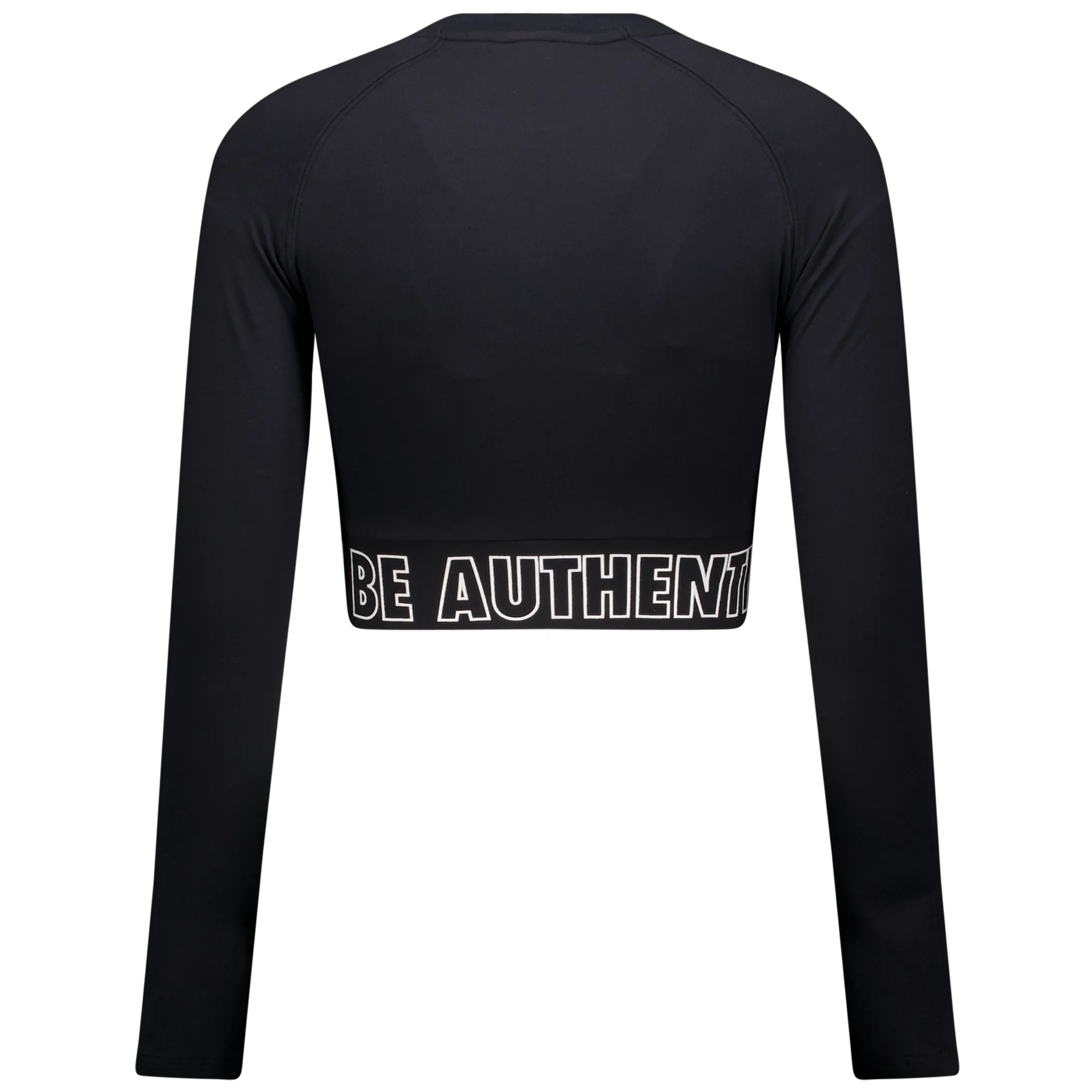 L/S Banded Cropped Tee